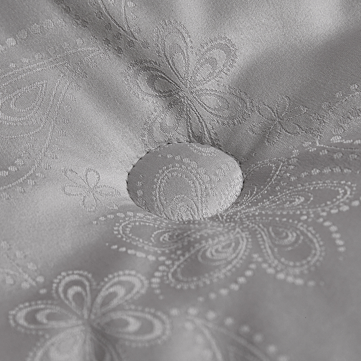 91家纺网 家纺一手货源 找家纺 欢乐季 2025新款贡缎提花蚕丝被 被子被芯 灰色