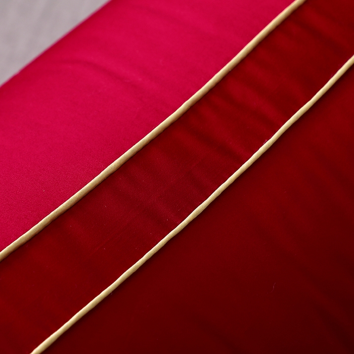 91家纺网 家纺一手货源 找家纺 糖果枕芯 2025新款刺绣婚庆大红枕芯新款婚庆枕芯-新款-吾家有喜