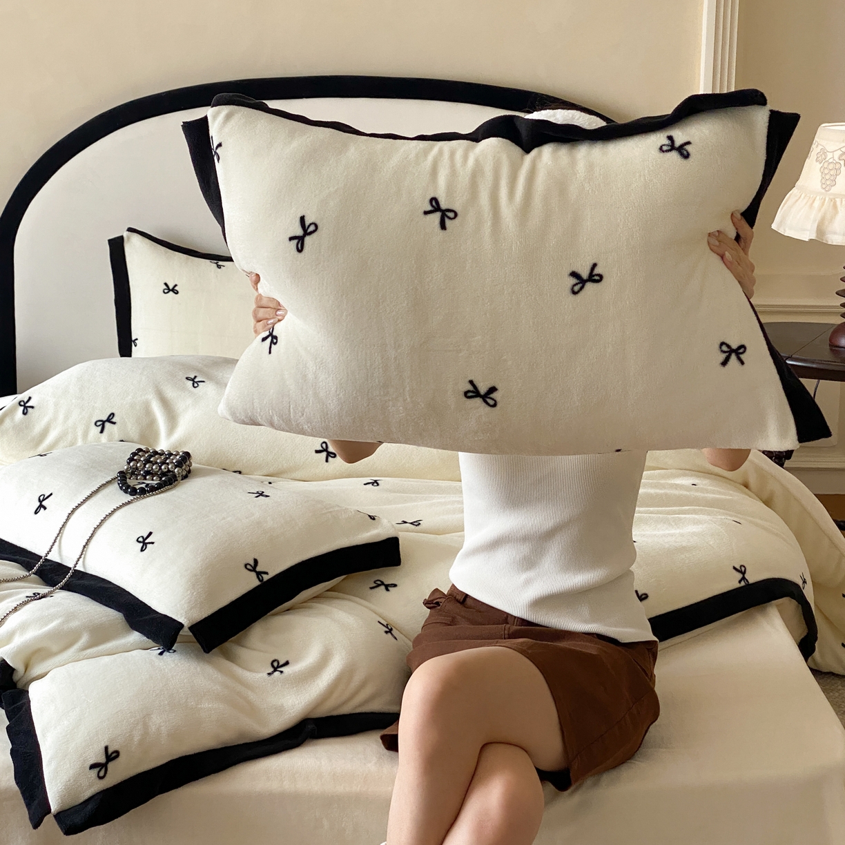 91家纺网 家纺一手货源 找家纺 （总）云栖家居 2025秋冬新款加厚印花防静电消光牛奶绒四件套-梦境