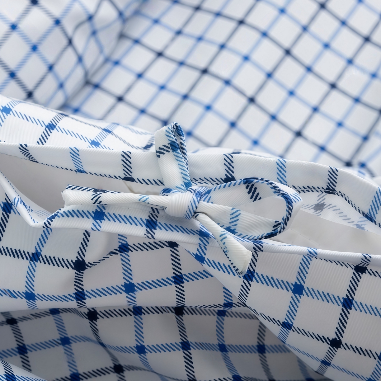 91家纺网 家纺一手货源 找家纺 （总）鑫保源 2025新款医用床品、医院养老院 小格子系列，全棉涤棉三件套