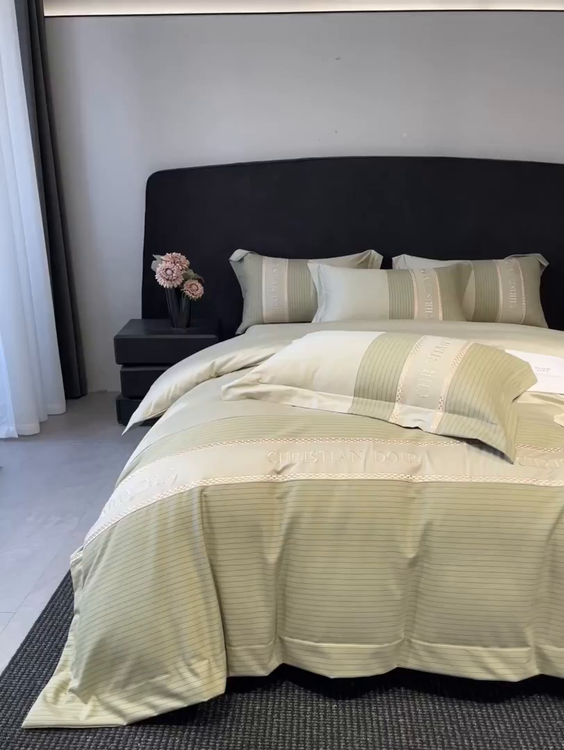 91家纺网 家纺一手货源 找家纺 置顶家纺 2025新款奥斯卡男士商务100支四件套 奥斯卡-青柠色