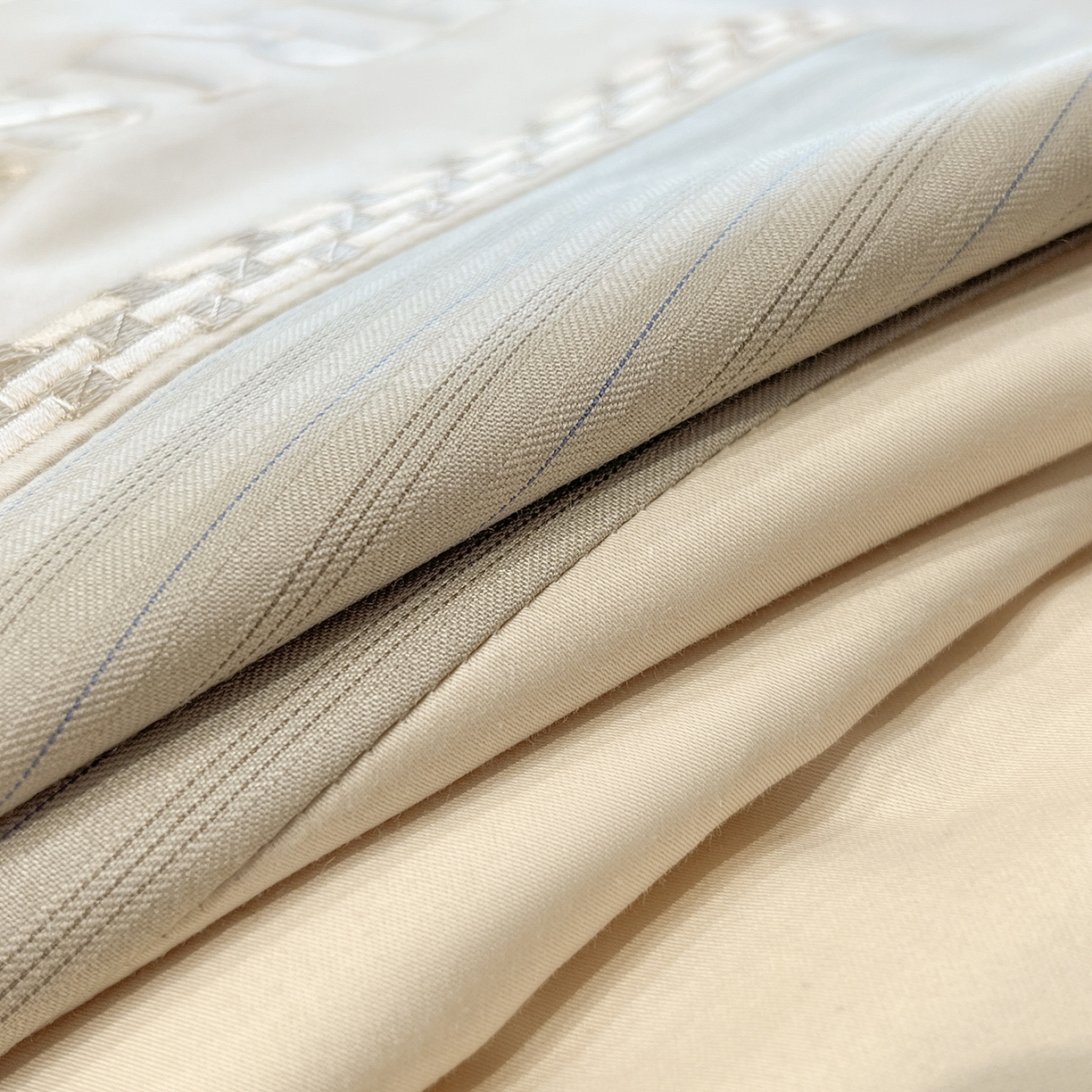 91家纺网 家纺一手货源 找家纺 置顶家纺 2025新款奥斯卡男士商务100支四件套 奥斯卡-浅米驼