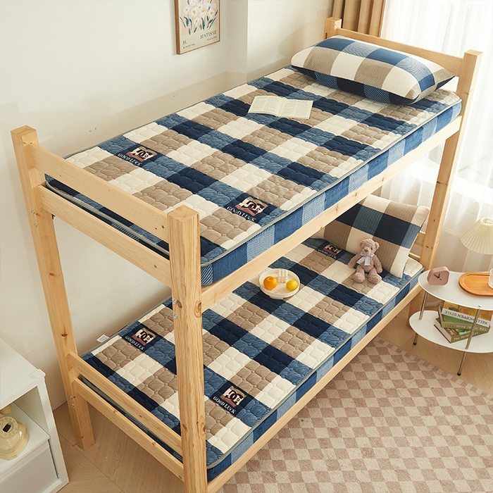 91家纺网 家纺一手货源 找家纺 （总）斯尔顿 2025冬季新款牛奶绒学生上下铺床垫床护垫大学生开学季床褥子 牛奶绒床褥