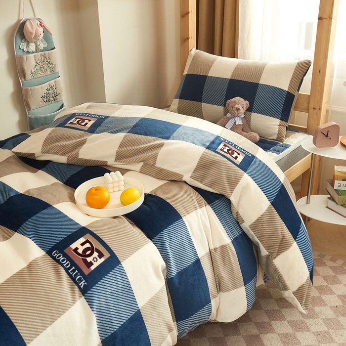 91家纺网 家纺一手货源 找家纺 （总）斯尔顿 2025冬季新款牛奶绒学生上下铺床垫床护垫大学生开学季床褥子 牛奶绒床褥