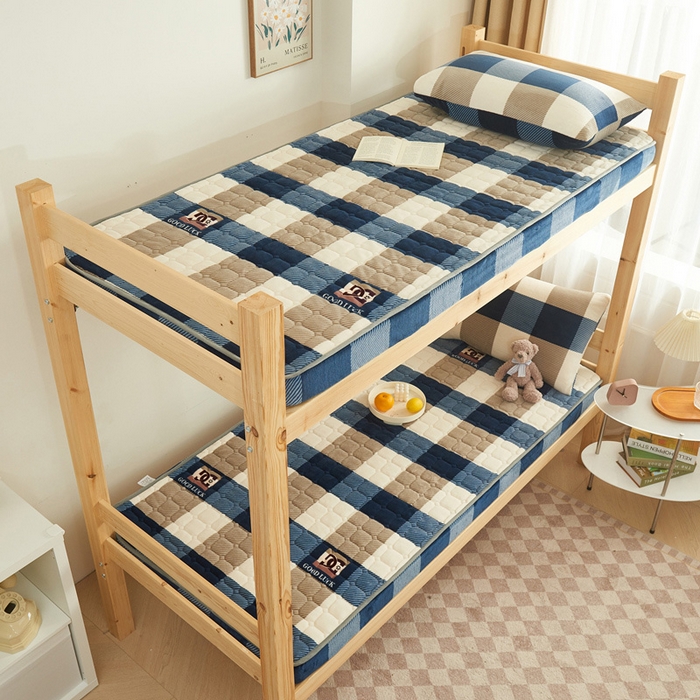 91家纺网 家纺一手货源 找家纺 （总）斯尔顿 2025冬季新款牛奶绒学生上下铺床垫床护垫大学生开学季床褥子 牛奶绒床褥