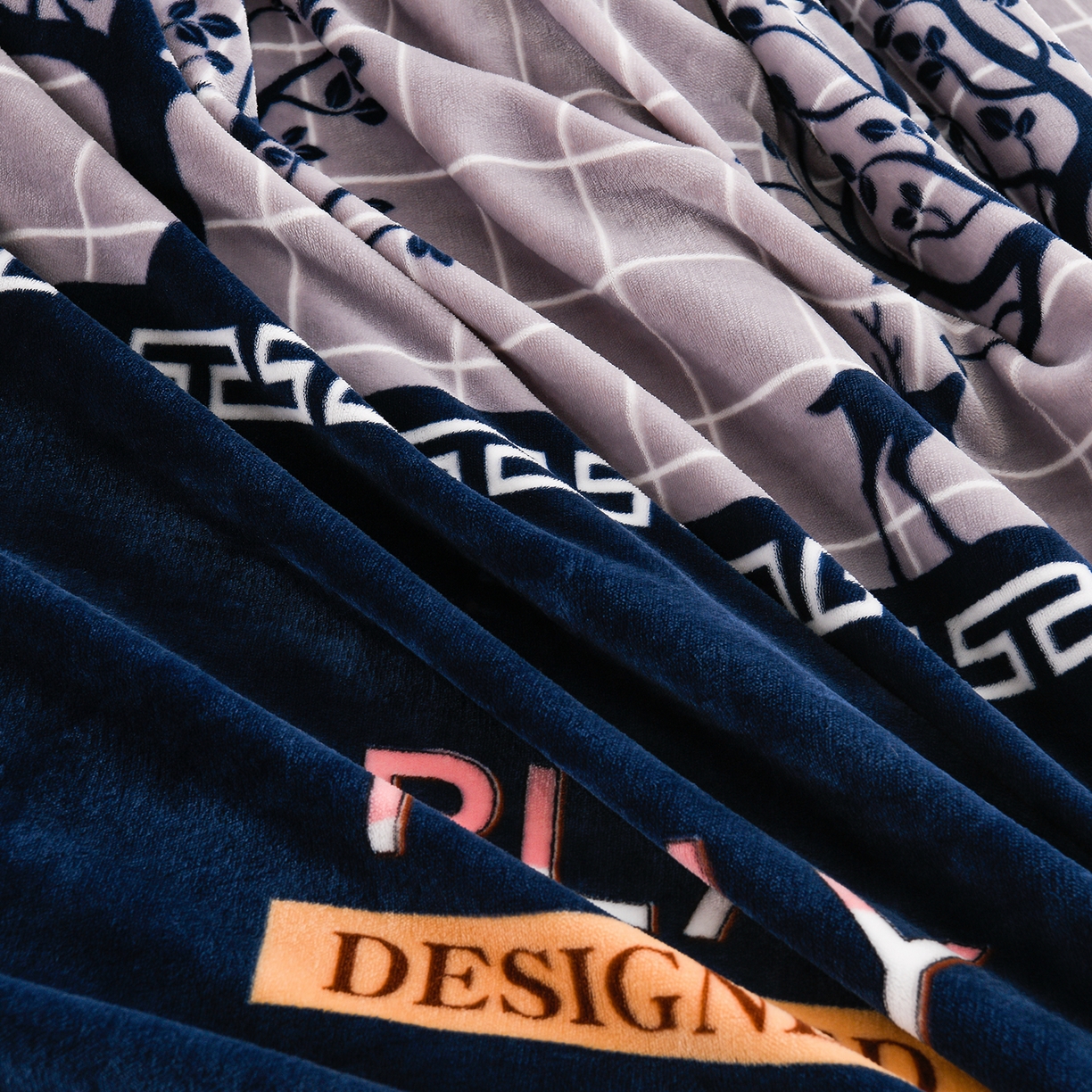 91家纺网 家纺一手货源 找家纺 眠多宝 2025新款8-9斤高克重牛奶绒四件套法莱绒水晶绒金貂绒抖音快手直播热款 极简主义