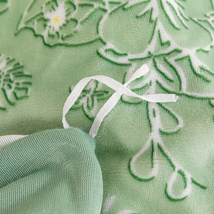 91家纺网 家纺一手货源 找家纺 眠多宝 2025新款8-9斤高克重牛奶绒四件套法莱绒水晶绒金貂绒抖音快手直播热款 春意盎然