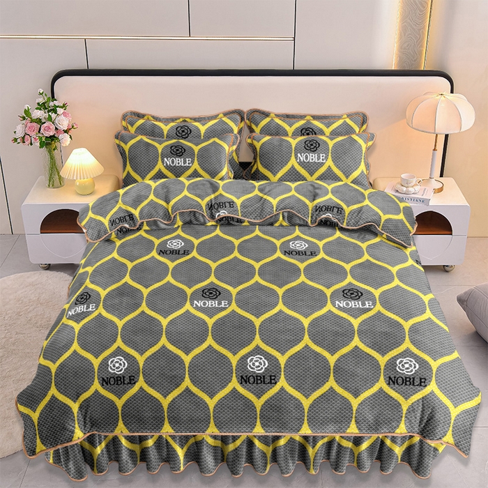 91家纺网 家纺一手货源 找家纺 眠多宝 2025新款8-9斤高克重牛奶绒四件套法莱绒水晶绒金貂绒抖音快手直播热款 乐享富贵