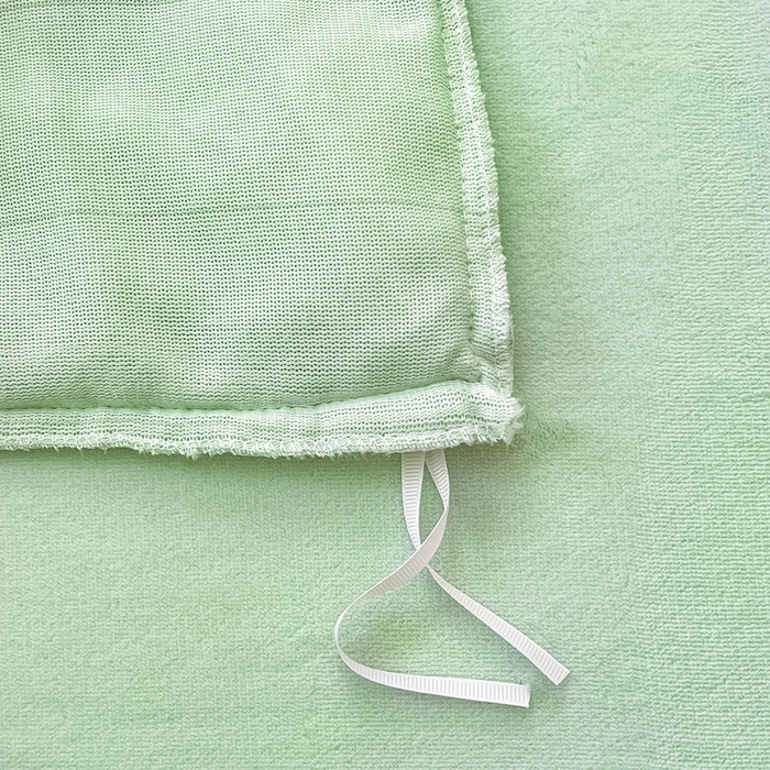 91家纺网 家纺一手货源 找家纺 木子家纺 2025新款半亩花田牛奶绒四件套 若草绿