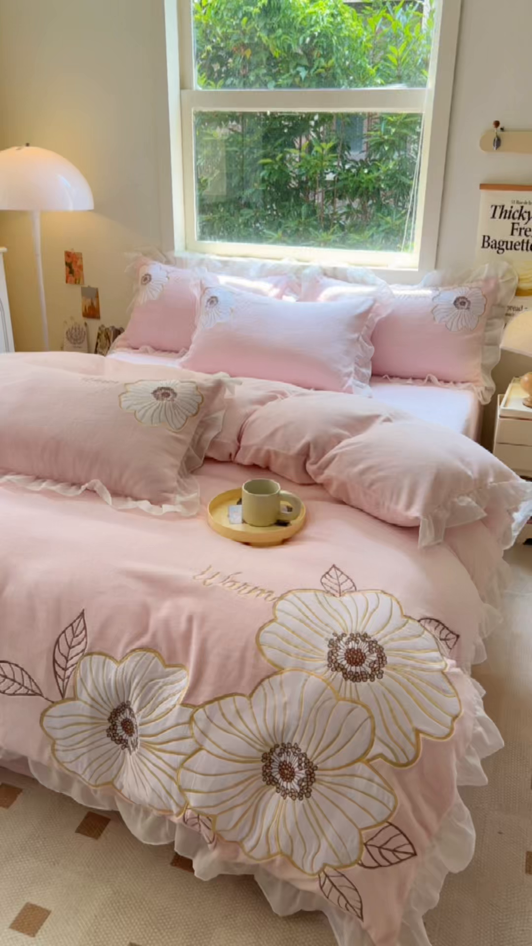 91家纺网 家纺一手货源 找家纺 （总）木子家纺 2025新款半亩花田牛奶绒四件套