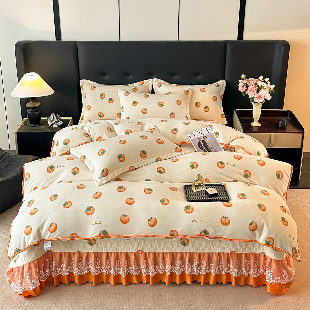 91家纺网 家纺一手货源 找家纺 （总）凤杰家纺 2025新款加厚牛奶绒床盖四件套