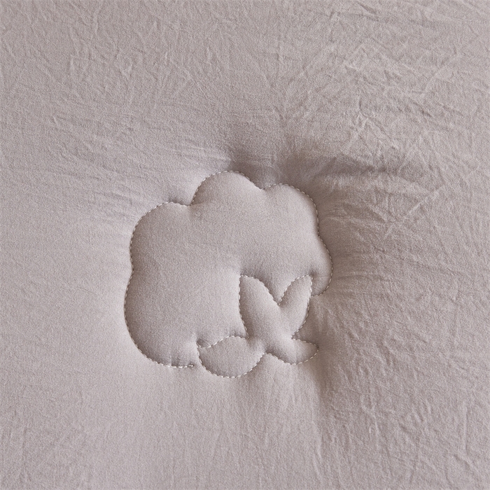 91家纺网 家纺一手货源 找家纺 西域种棉人 2025新款新疆纯棉花被子带皱手工水洗棉冬被被芯春秋被四季用盖被 云暖-灰