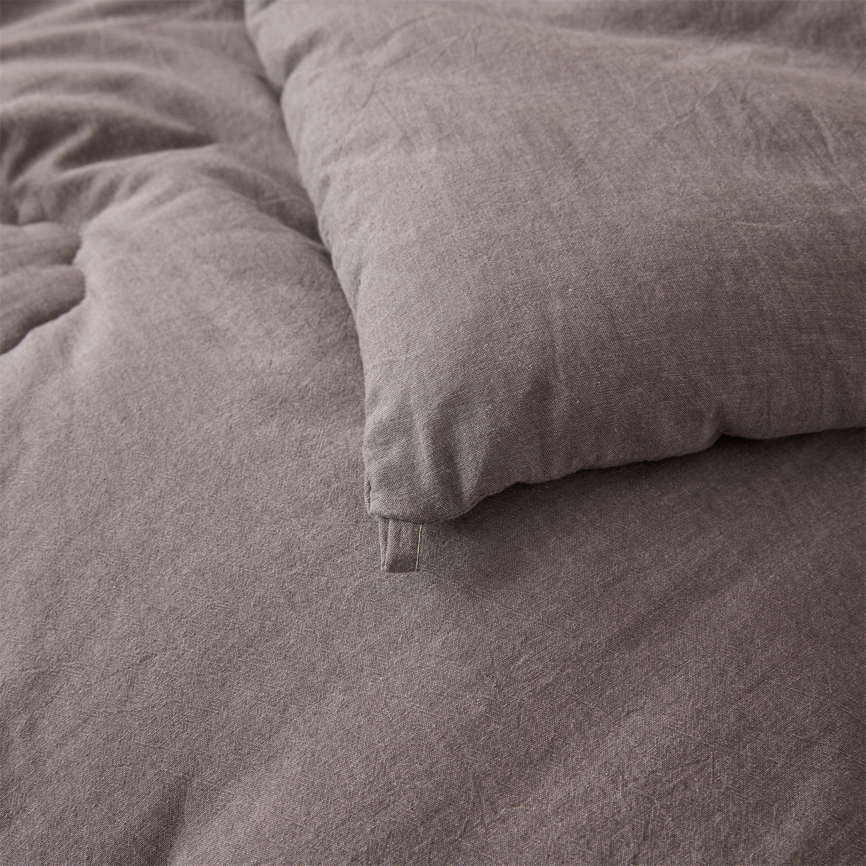 91家纺网 家纺一手货源 找家纺 西域种棉人 2025新款新疆纯棉花被子带皱手工水洗棉冬被被芯春秋被四季用盖被 梦屿-灰