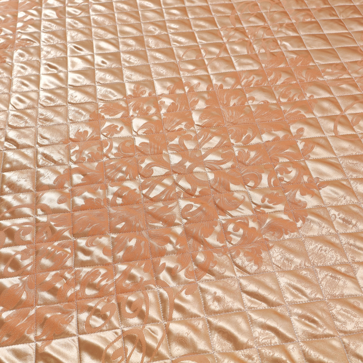 91家纺网 家纺一手货源 找家纺 （总）雅绅阁 2025新款仿真丝贡缎提花床盖三件套