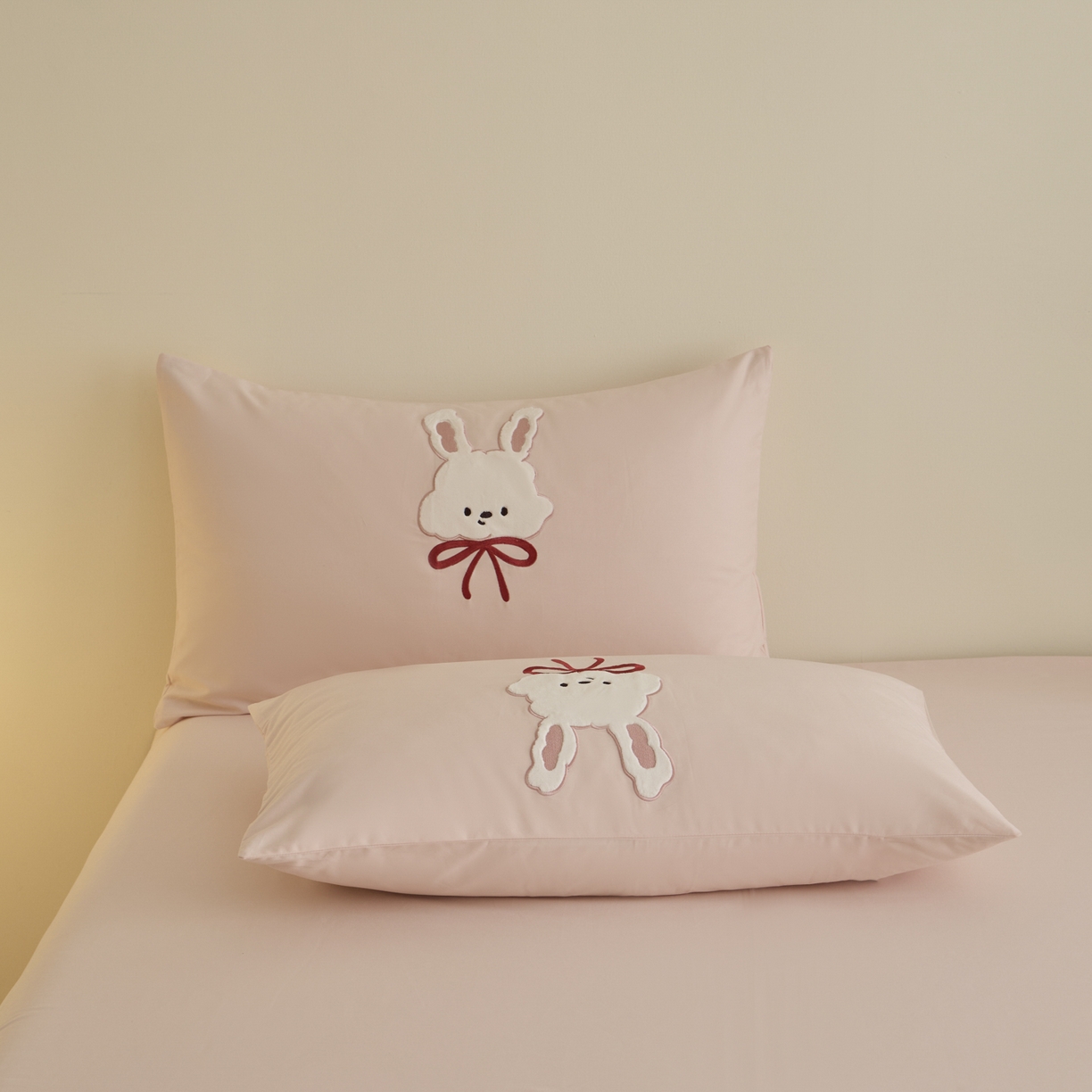 91家纺网 家纺一手货源 找家纺 （总）618家纺 2025新款50S100支全棉纯棉磨毛奶糖系列四件套