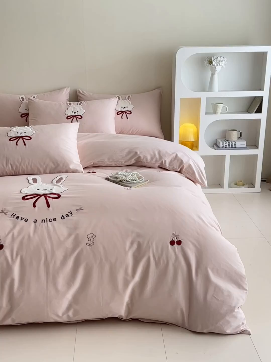 91家纺网 家纺一手货源 找家纺 （总）618家纺 2025新款50S100支全棉纯棉磨毛奶糖系列四件套