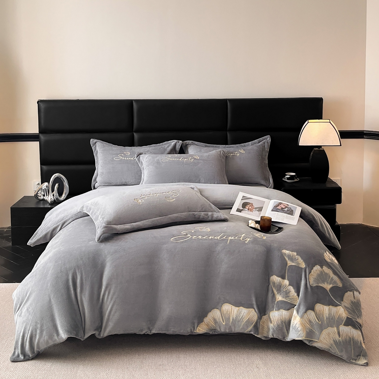 91家纺网 家纺一手货源 找家纺 （总）苏源家居 2025新款花边蝴蝶刺绣款婚庆四件套