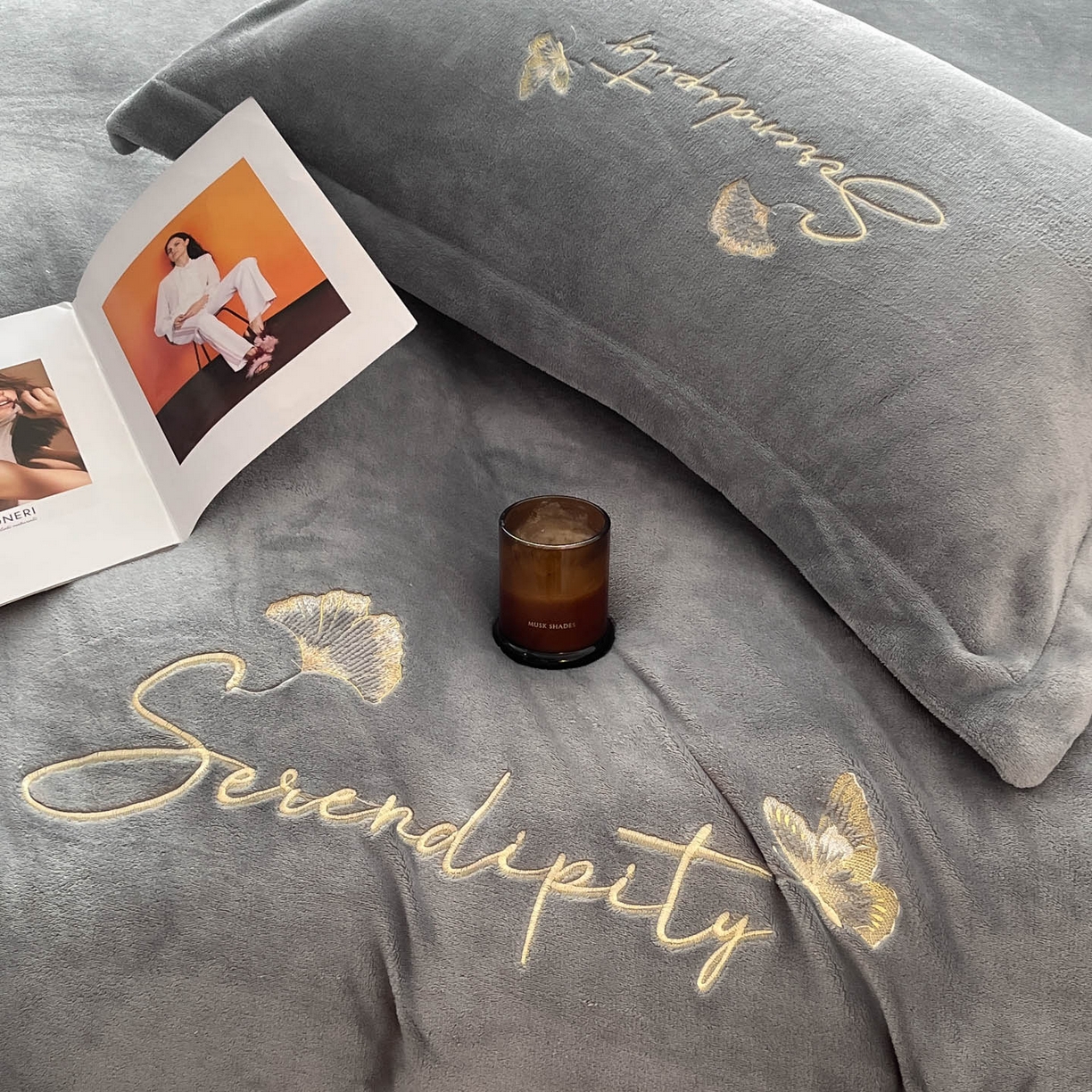 91家纺网 家纺一手货源 找家纺 （总）苏源家居 2025新款冬季轻奢风刺绣牛奶绒四件套-永恒