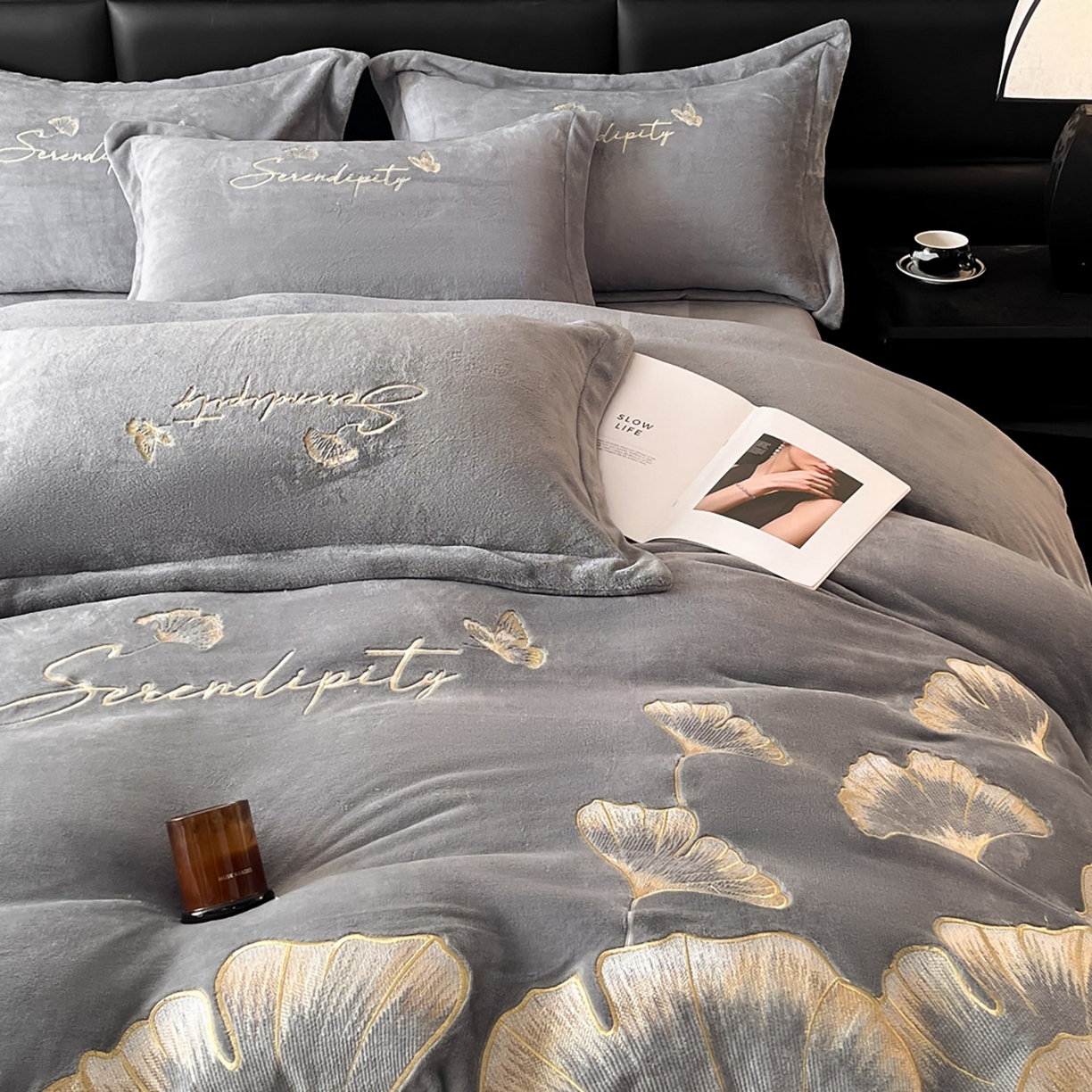 91家纺网 家纺一手货源 找家纺 （总）苏源家居 2025新款冬季轻奢风刺绣牛奶绒四件套-永恒