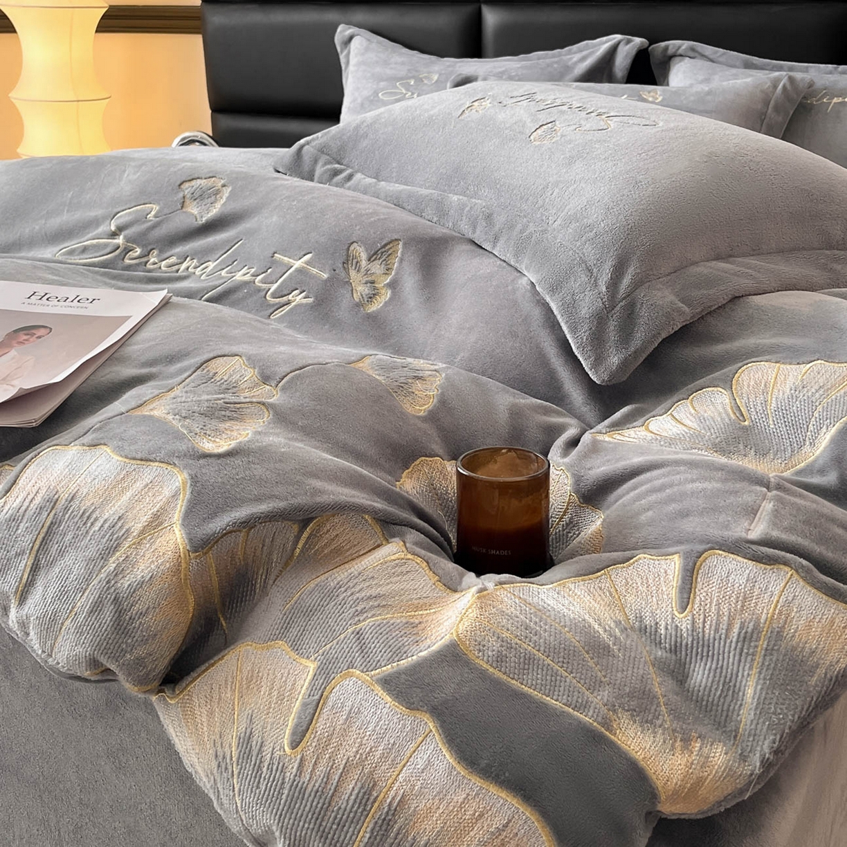 91家纺网 家纺一手货源 找家纺 （总）苏源家居 2025新款冬季轻奢风刺绣牛奶绒四件套-永恒