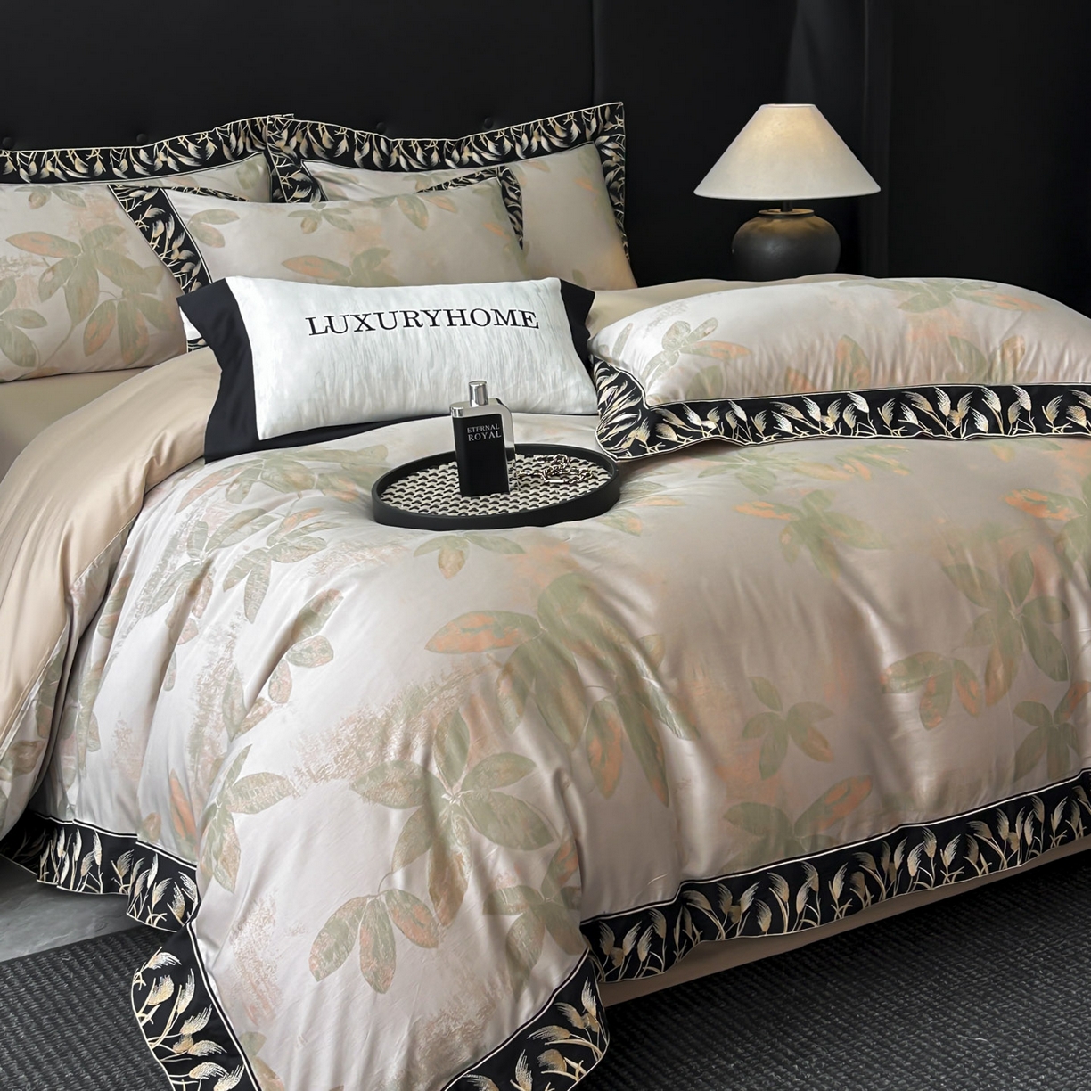 91家纺网 家纺一手货源 找家纺 （总）帝王家纺 2025冬季爆款牛奶绒刺绣四件套加厚珊瑚绒少女心被套-晚枫