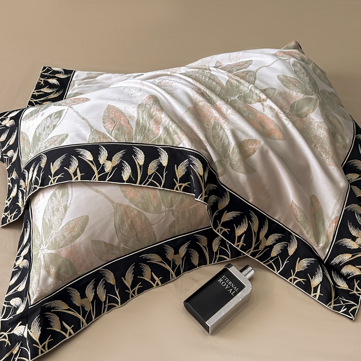 91家纺网 家纺一手货源 找家纺 （总）帝王家纺 2025冬季爆款牛奶绒刺绣四件套加厚珊瑚绒少女心被套-晚枫