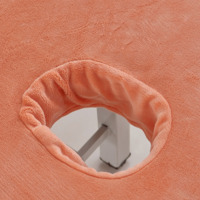 91家纺网 家纺一手货源 找家纺 （总）千姿坊 2025新款秋冬加厚牛奶绒纯色美 容床床单两件套有洞单件床罩