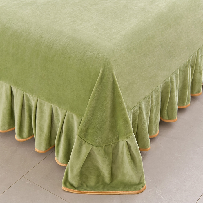 91家纺网 家纺一手货源 找家纺 （总）紫月轩 2025新款日产2万套高克重8.5斤牛奶绒四件套法莱绒四件套