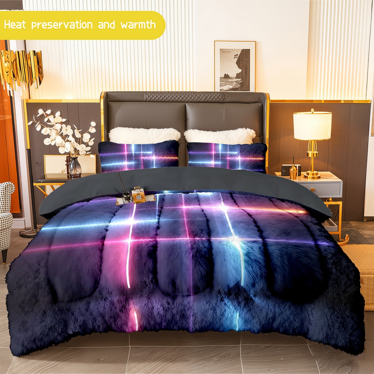 91家纺网 家纺一手货源 找家纺 合纵跨境工厂 一件定制pod模式跨境180G牛奶绒被套三件套一件代发temu希音集采亚马逊速卖 015923312