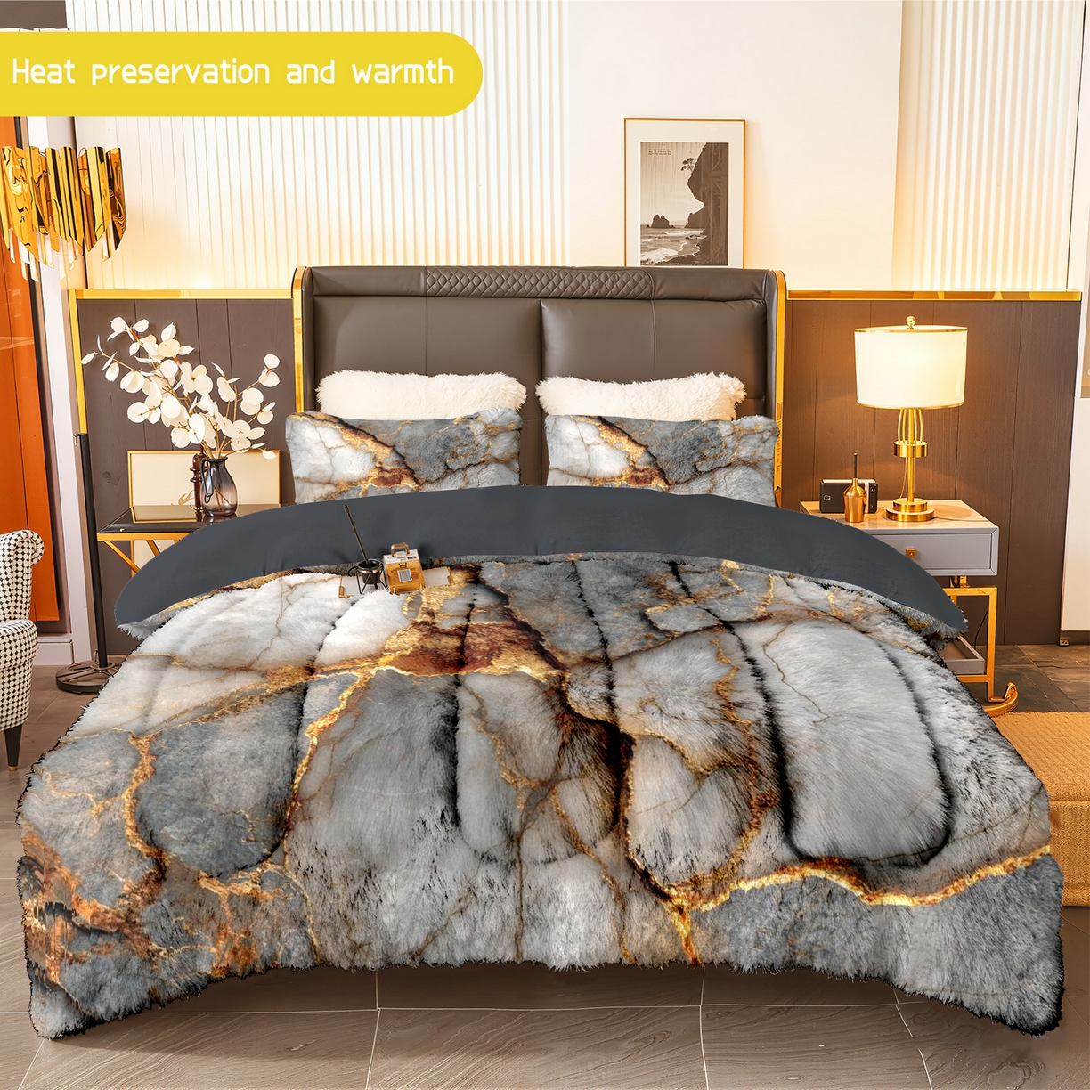 91家纺网 家纺一手货源 找家纺 合纵跨境工厂 一件定制pod模式跨境180G牛奶绒被套三件套一件代发temu希音集采亚马逊速卖 015923317