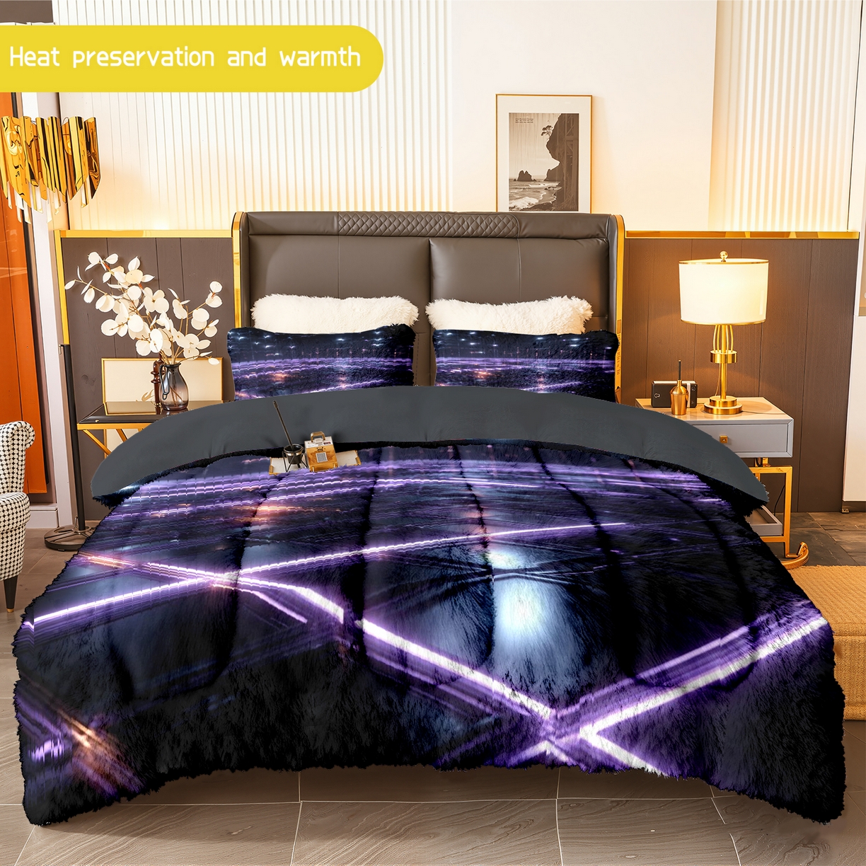 91家纺网 家纺一手货源 找家纺 合纵跨境工厂 一件定制pod模式跨境180G牛奶绒被套三件套一件代发temu希音集采亚马逊速卖 015923327