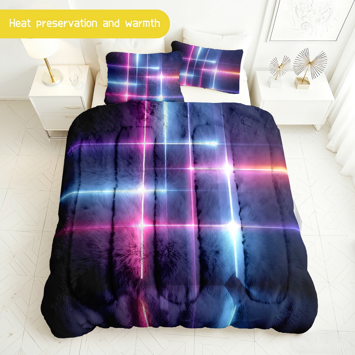 91家纺网 家纺一手货源 找家纺 合纵跨境工厂 一件定制pod模式跨境180G牛奶绒被套三件套一件代发temu希音集采亚马逊速卖 015923312