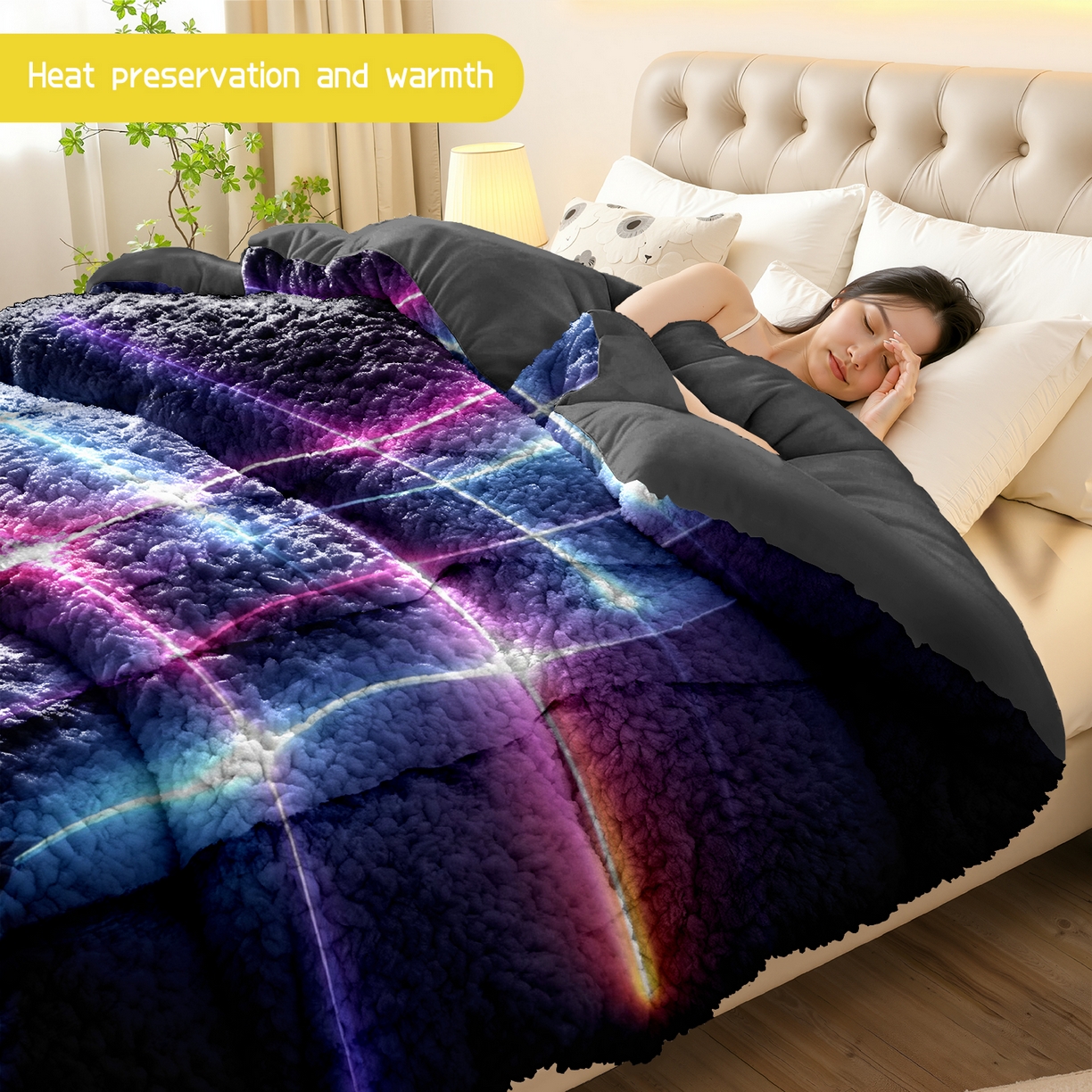 91家纺网 家纺一手货源 找家纺 合纵跨境工厂 一件定制pod模式跨境180G牛奶绒被套三件套一件代发temu希音集采亚马逊速卖 015923312