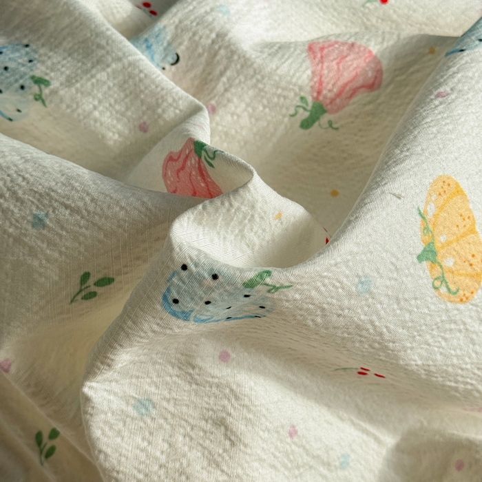 91家纺网 家纺一手货源 找家纺 （总）繁花家居 2025新款高弹线云感木棉多层纱花边超软四件套