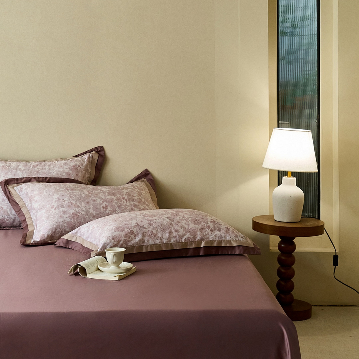 91家纺网 家纺一手货源 找家纺 （总）由丽家纺 2025新款双层拼角数码印花四件套 控价券后399起