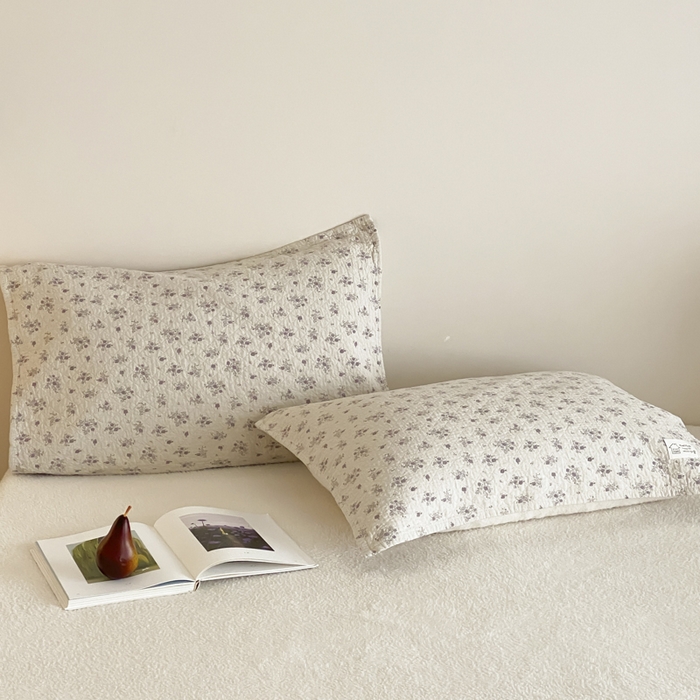 麻依 2025新款安心棉枕巾四层全棉纱布枕头皮 漫语