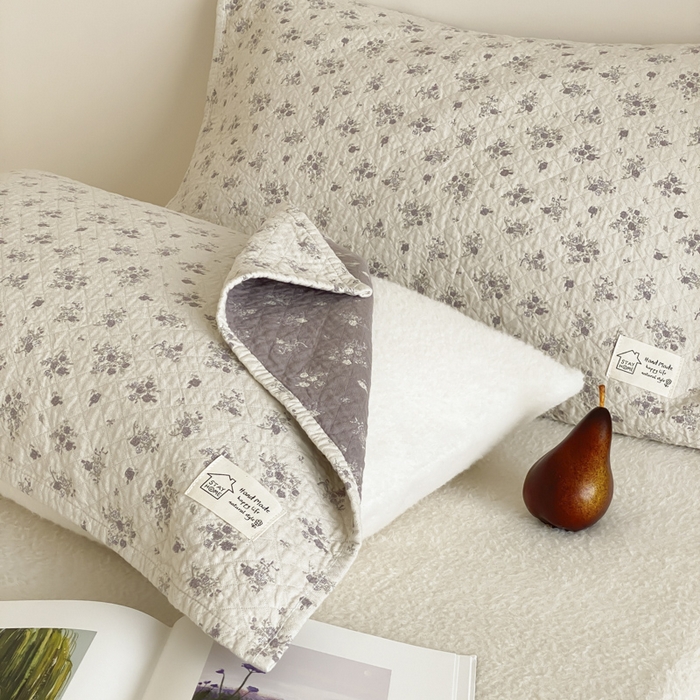 91家纺网 家纺一手货源 找家纺 麻依 2025新款安心棉枕巾四层全棉纱布枕头皮 漫语