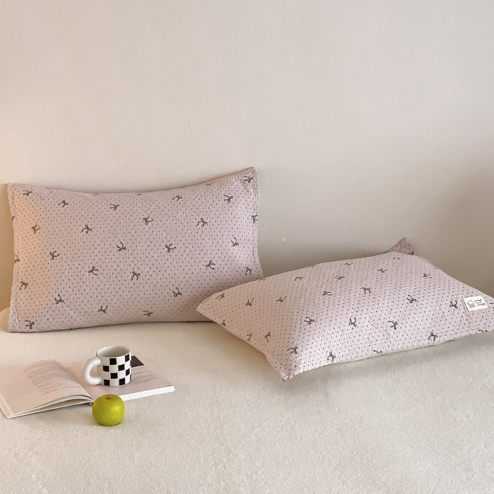 91家纺网 家纺一手货源 找家纺 （总）麻依 2025新款安心棉枕巾四层全棉纱布枕头皮