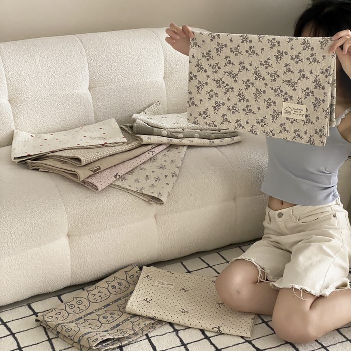 91家纺网 家纺一手货源 找家纺 麻依 2025新款安心棉枕巾四层全棉纱布枕头皮 组合图