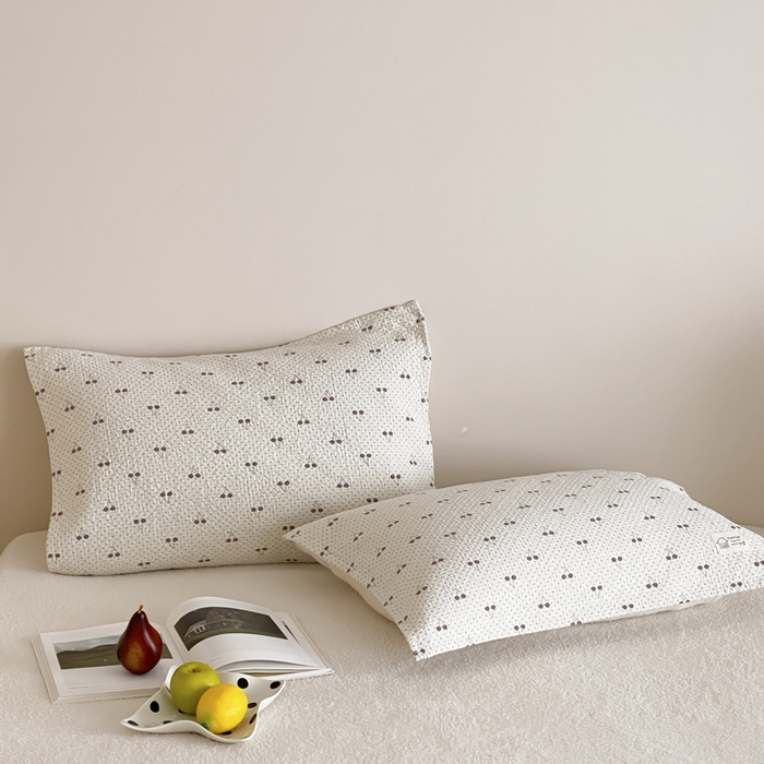 91家纺网 家纺一手货源 找家纺 （总）麻依 2025新款安心棉枕巾四层全棉纱布枕头皮