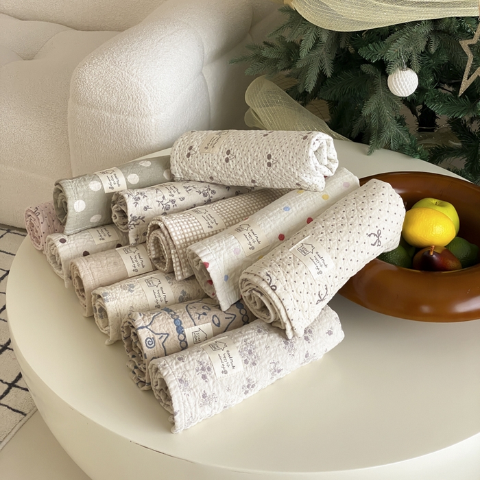 91家纺网 家纺一手货源 找家纺 麻依 2025新款安心棉枕巾四层全棉纱布枕头皮 组合图