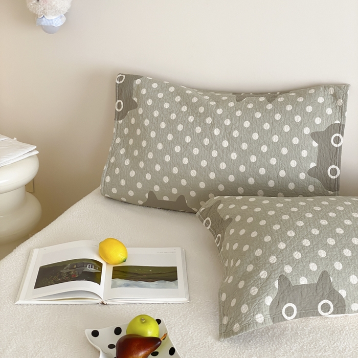 91家纺网 家纺一手货源 找家纺 麻依 2025新款安心棉枕巾四层全棉纱布枕头皮 天猫精灵