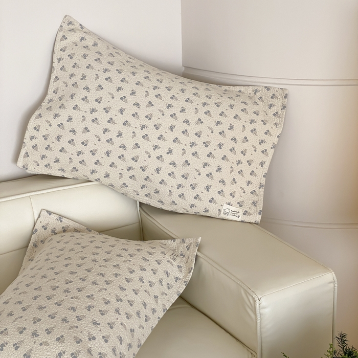 91家纺网 家纺一手货源 找家纺 麻依 2025新款安心棉枕巾四层全棉纱布枕头皮 兰溪