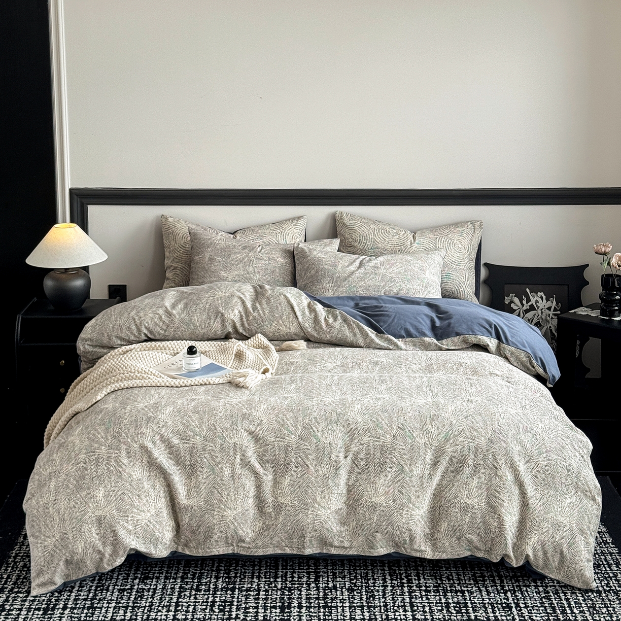 91家纺网 家纺一手货源 找家纺 （总）红淳家纺 2025新款全棉加厚磨毛四件套