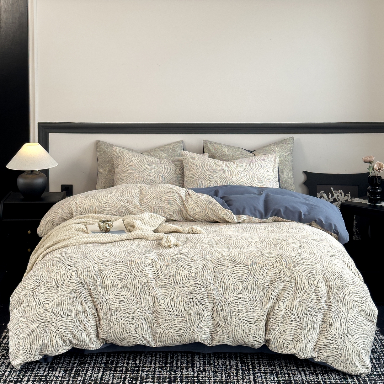 91家纺网 家纺一手货源 找家纺 （总）红淳家纺 2025新款全棉加厚磨毛四件套