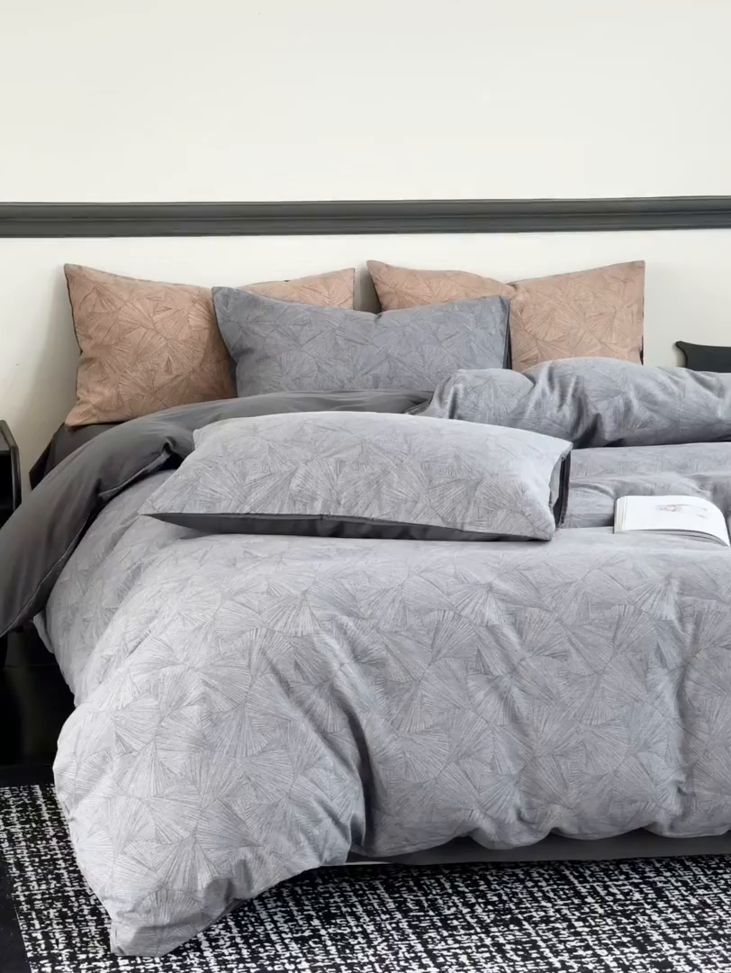 91家纺网 家纺一手货源 找家纺 （总）红淳家纺 2025新款全棉加厚磨毛四件套