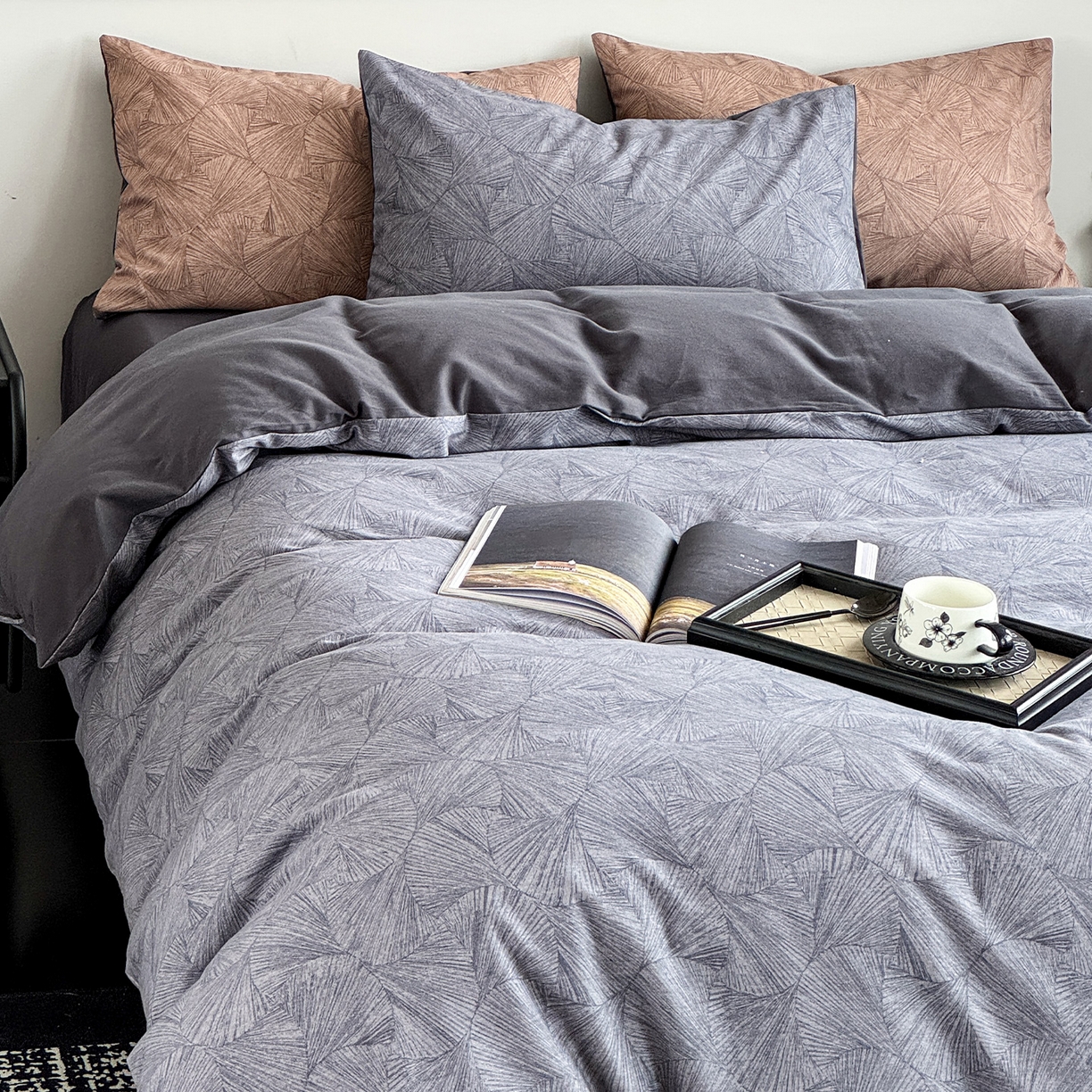 91家纺网 家纺一手货源 找家纺 （总）红淳家纺 2025新款全棉加厚磨毛四件套