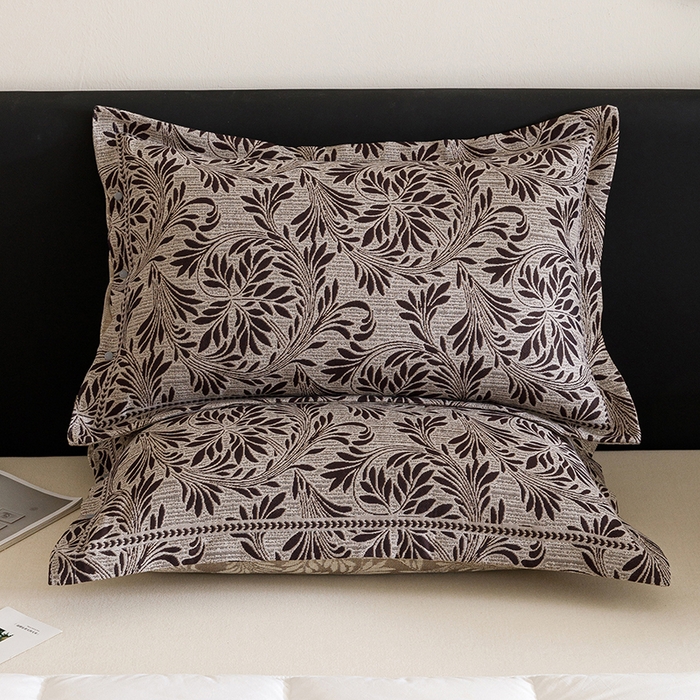 91家纺网 家纺一手货源 找家纺 （总）悦然毛巾被 2025新款全棉四层提花纱布美拉德凤格枕套