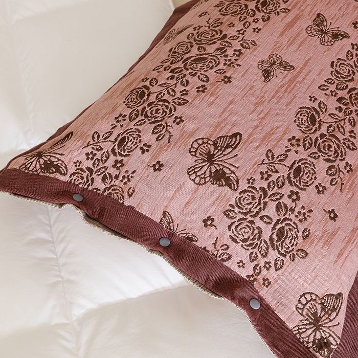 91家纺网 家纺一手货源 找家纺 （总）悦然毛巾被 2025新款全棉四层提花纱布美拉德凤格枕套