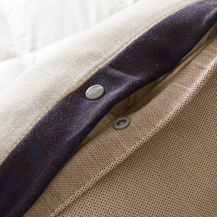 91家纺网 家纺一手货源 找家纺 悦然毛巾被 2025新款全棉四层提花纱布美拉德凤格枕套 素布花蓝